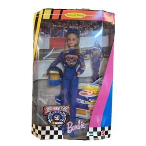 Barbie 11.5”NASCAR 50th Anniversary in original packaging With Authenticity Card